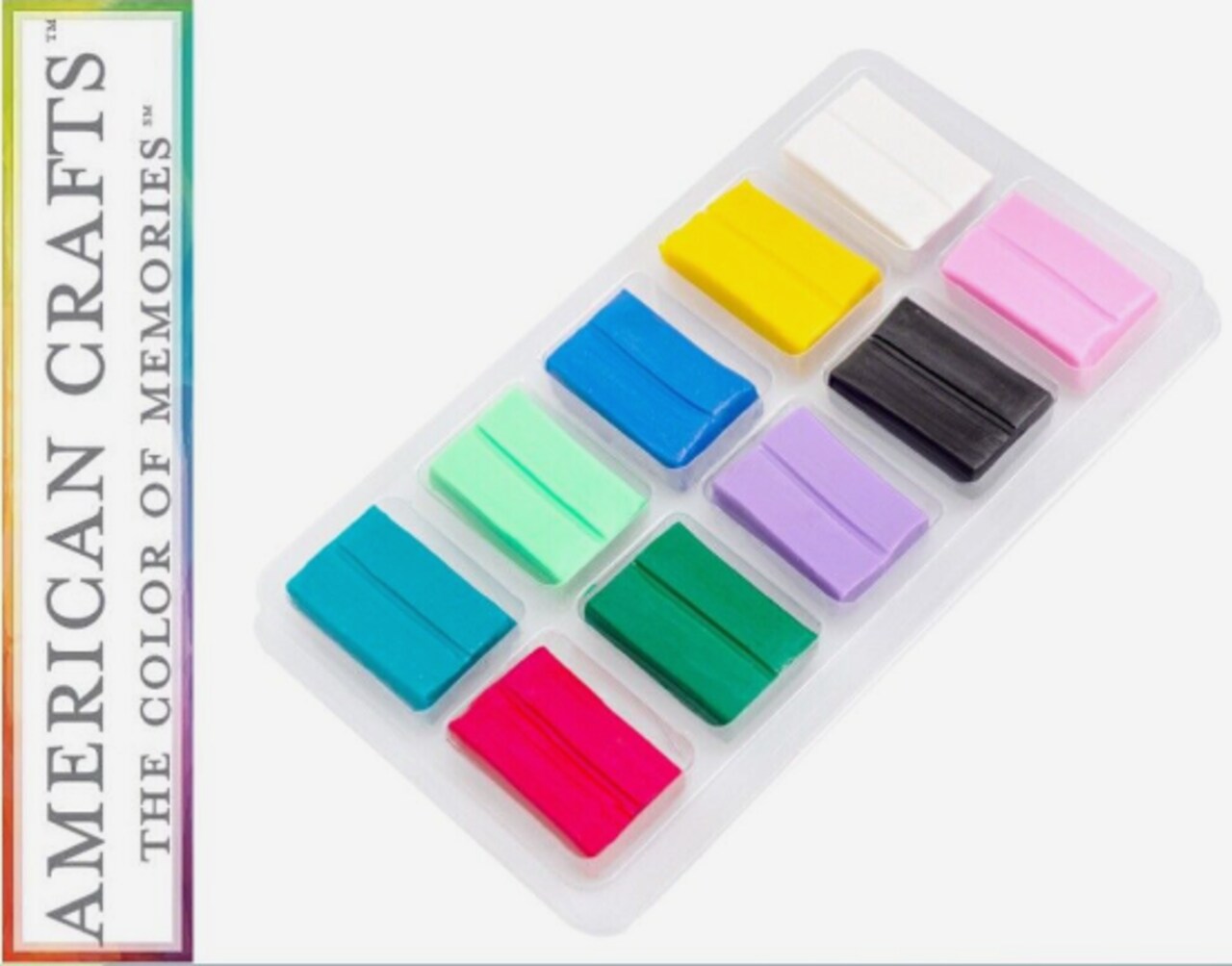 MEDIUM - AC - ART SUPPLY BASICS - POLYMER CLAY (10 PIECE) 354852 - Plastilina